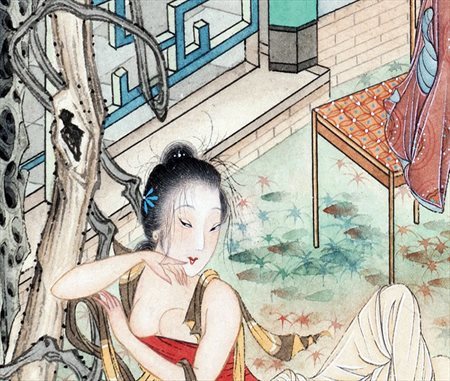 峡江-胡也佛浣纱图，风情万种，惹人怜爱, 与春宫秘戏作品同出一辙